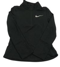 Černá sportovní mikina s logem Nike