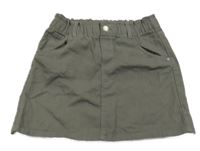 Sivá rifľová sukňa H&M