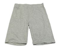 Svetlosivé melírované elastické kraťasy Y.F.K.