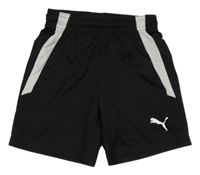 Černo-bílé sportovní kraťasy Puma