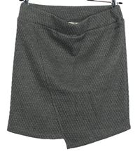 Dámska sivá vzorovaná tepláková sukňa Tom Tailor