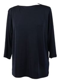 Dámske tmavomodré voľné é tričko M&S