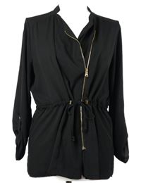 Dámský černý šifonový cardigán F&F