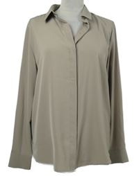 Dámská béžová šifonová halenka H&M