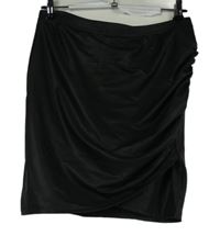 Dámska čierna sukňa s řasením Shein