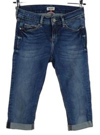 Dámské modré capri rifle Tommy Hilfiger vel. 25