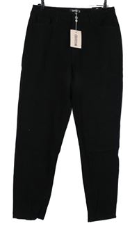 Nové - Dámské černé mom rifle s vysokým pasem MissGuided 