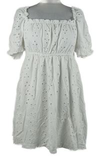 Dámské bílé madeirové šaty Asos 