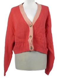 Dámsky ružovo-svetloružový prepínaci crop sveter Primark