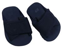 Tmavomodré pantofle H&M vel.19