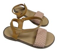 Růžovo-béžové sandály Esprit vel.33