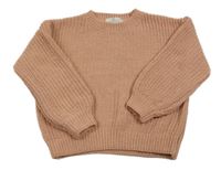 Korálový žinylkový sveter H&M