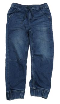 Tmavomodré teplákové cuff rifle Lupilu