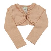 Svtlerůžové trblietavé svetrové bolerko Kiki&Koko