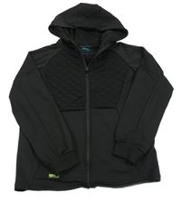 Černá sportovní propínací mikina s kapucí Primark