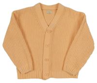 Marhuľový žinylkový prepínaci sveter F&F