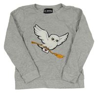 Sivá mikina s Hedvikou