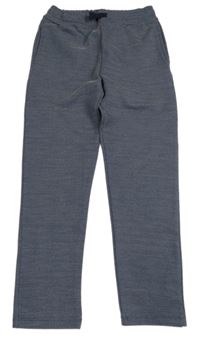 Tmavomodré melírované teplákové nohavice RIVER ISLAND