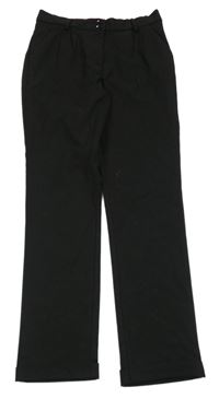 Čierne spoločenské nohavice Tu