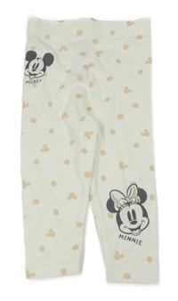 Bílé puntíkaté legíny s Minnie Primark