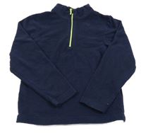 Tmavomodrá fleecová funkčná mikina Mountain Warehouse