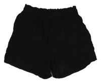 Čierne ľahké kraťasy H&M