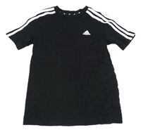 Čierne tričko s logom Adidas
