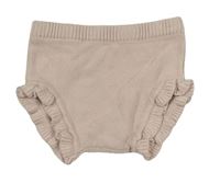 Světlerůžové pletené kraťasy Nutmeg