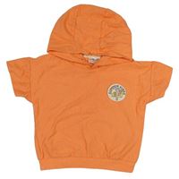 Oranžová vesta s kaktusom a kapucňou So Cute