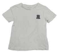 Biele tričko s logom River Island