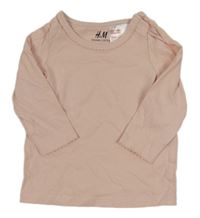 Světlerůžové triko H&M