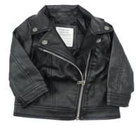 Čierny koženkový krivák Primark