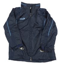 Tmavomodrá šušťáková športová bunda Jako