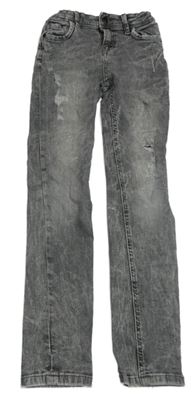 Šedé skinny rifle s prošoupáním Denim Co. 