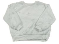 Svetlosivá chlpatá mikina s hviezdičkami Primark