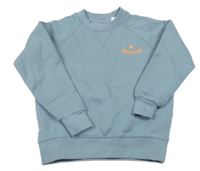 Svetlomodrá mikina s nápisom Von Rike