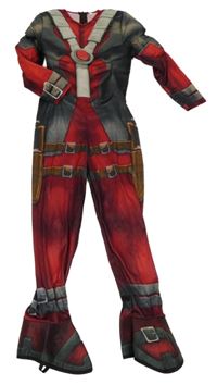 Kostým - Červeno-šedý overal - Deadpool