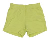 Citrónové bavlnené kraťasy Lupilu