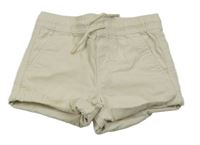 Béžové plátenné kraťasy Primark