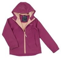 Růžová softshellová bunda s kapucí Mountain Warehouse