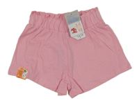 Nové - Svetloružové bavlnené kraťasy Primark
