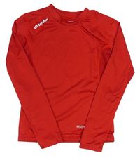 Červené funkčné športové thermo tričko s logom Sondico
