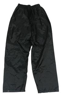 Čierne šušťákové nepromokavé nohavice Result