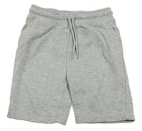 Sivé melírované teplákové kraťasy PRIMARK