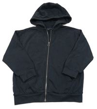 Čierna prepínaci mikina s kapucňou Next