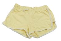 Světležluto-biele kraťasy