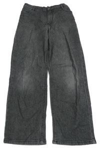 Tmavošedé široké rifle TEZENIS 