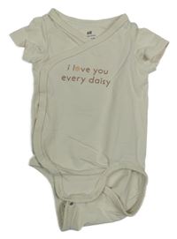 Smotanové zavinovací body s nápisom H&M