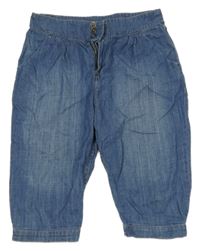 Modré capri rifle H&M