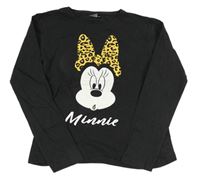 Antracitové triko s Minnie Disney